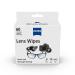 ZEISS Lens Cleaning Wipes Pre-Moistened Individually Wrapped Wipes for Coated Glass on Binoculars Glasses Sunglasses Camera Lenses and Scopes 60 Count