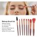 Makeup Brushes Kit Makeup Brush Set 8 Piece Aluminum Tubes for Daily Use - Buy Online on GoSupps.com