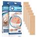 Scar Away Silicone Scar Sheets - Healing Keloid C-Section Tummy Tuck stretching mark Surgery Scars Treatment - 5.7x1.57 6Packs (6 Packs)