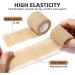 Anjocare Self-Adhesive Bandage Wrap (8 Pack) - Breathable Cohesive Tape for First Aid Sports Injuries Wrist Sprains Pet Care - Beige 5cm x 4.5m - Buy Online on GoSupps.com