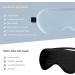 LaCourse Natural Pure Mulberry Silk Kids Eye Mask - Blue | Adjustable Strap | Complete Blackout Sleep Mask for Boys and Girls | Includes Travel Pouch - Buy Online on GoSupps.com