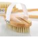 Com-Four 2x Bathing Brush Set - Long Removable Stem Wooden Back Brush for Showering & Swimming - Massage & Wellness - Brown (2 Pieces) - Buy Online on GoSupps.com
