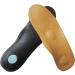 Men's Thin Leather Insoles for Flat Feet & Plantar Fasciitis - Arch Support Replacement Soles in Yellow - Size 10.5-11 M US - Buy Online on GoSupps.com