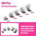 ALICROWN Wispy Cluster Lash Extension Kit - 120Pcs | DIY Eyelash Extensions 8-16mm | Fluffy & Natural Individual Lashes Cluster DIY at Home - Buy Online on GoSupps.com