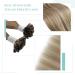 Youngsee Ombre Bonding Extensions - Real Hair U-Tip Brown to Blonde 50cm | Premium Quality 50g #8A/60/8A - Buy Online on GoSupps.com