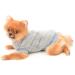 Smalllee Lucky Store Pet Sherpa Fleece Sweater Vest - Turtleneck Sweatshirt with D-Ring for Small Dogs & Cats - Warm Autumn Winter Clothing for Yorkies & Chihuahuas - XXL Gray - Buy Online on GoSupps.com