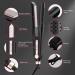 SKIMI Airflow Styler - Titanium Flat Iron & Curling Wand with Cooling Vents | Professional Hair Straightener & Curler (Black & Pink) - International Shipping Available - Buy Online on GoSupps.com