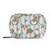 Naanle Stripe Heart Corgi Dog Pill Box 7 Day Pill Case Bag Travel Pill Organizer Bag with Zipper Portable Weekly Case Compact Size Pill Bag for Vitamin Supplement Holder Multi-colored09