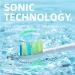 7am2m Sonic Electric Toothbrush for Adults and Kids - 5 Modes, 2 Min Timer, Travel Case, 8 Brush Heads - Roman Column Design (Pink) - Buy Online on GoSupps.com