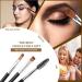 Sibba 3 Pieces Eyebrow Brush Set Double-Ended Black Spoolies Eyelash Brow Eyeshadow Comb Mini Eye Lash Curler Separator Makeup Mascara Angled Eyeliner Applicator Tool for Women Girls - Buy Online on GoSupps.com
