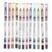 FOMIYES 12pcs Eyeshadow Eyeliner Eye Cosmetic Liner Lip Pen Colour Pencil Makeup 1 count (Pack of 1) Colorful