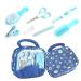 8 pcs Baby Grooming Healthcare Kit  RoseFlower Baby Safety Care Kit with Zipper Bag  Include Baby Brush Comb Nail Clipper Finger Toothbrush  Nursery Health Care Set for Newborns Infant Boys Girls2 5