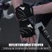Atercel Bicycle Gloves for Men & Women - 5mm SBR Padding Shock-Damping MTB Gloves - Durable Comfortable Sports Gear - Black - Buy Online on GoSupps.com