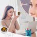 Yellow Octopus Cute Contact Lens Case | Portable Round Storage Box with Mirror for Travel & Daily Use - Buy Online on GoSupps.com