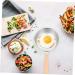 BRIGHTFUFU Stainless Steel Pot Egg Pan Griddle Kitchen Pan Small Egg Frying Pan Stainless Steel Frying Pan Kitchen Egg Cooker Honeycomb Nonstick Skillet Small Frying Pan Wood Non Stick - Buy Online on GoSupps.com