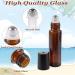 Buy WOPPLXY 24-Pack Brown Glass Roll-On Bottles - 10ml for Essential Oils Perfumes & Cosmetics | International Shipping Available - Buy Online on GoSupps.com