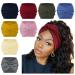 AKTVSHOW 7'' Wide Headbands for Women Extra Large Turban Workout Headband Fashion Yoga Hair Bands Boho Twisted Thick Hair Accessories 8Pack Bright Hope