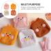 ARTIBETTER Plush Sanitary Napkin Storage Bag - Cute Tampons Pouch for Women - Travel Menstrual Pad Organizer - Assorted Colors (4Pcs) - Buy Online on GoSupps.com