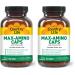 Country Life Maxi-Amino with 16 Free Form Amino Acids 90 Vegetarian Capsules Certified Gluten Free Certified Vegetarian (Pack of 2) Unflavored 90 Count (Pack of 2)