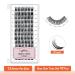 Crislashes DIY Cluster Eyelash Extension 16mm D Curl - Natural Look - 78pcs Reusable Individual Cluster Lashes - F04-D Curl 16mm - Buy Online on GoSupps.com