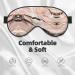 Red Gold Marble Print Unisex Sleep Mask | Double-Sided Eye Mask for Sound Sleep & Skin Care - Buy Online on GoSupps.com