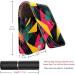 Travel Lipstick Organizer Case - Portable Makeup Bag with Mirror | Abstract Art Geometry Design - Buy Online on GoSupps.com