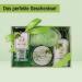 Accentra Shower Set for Women - Olive Gift Set in Elegant Box | 4-Part Wellness Care - Perfect Birthday Gift with Shower Gel Body Lotion Body Butter & Sponge - Buy Online on GoSupps.com