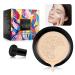 Mushroom Head CC Cream, Air Cushion BB Cream, Foundation Make up Liquid CC Creams, Long Moisturizer, Face Duration Light Foundation BB Cream (Natural)