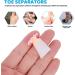 Lurrose 32pcs Daisy Flower Silicone Toe Separators - Nail Polish Pedicure Spacer and Divider for Pedicure Salon and DIY Nail Art - Buy Online on GoSupps.com