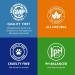 GuruNanda Arm & Hammer Neti Pot - Nasal Rinse Kit for Sinus Wash & Allergy Relief - BPA-Free - 50 Salt Packets Included - 240ml - Blue - Buy Online on GoSupps.com