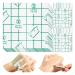 100pcs Makeup Hand Palette - Waterproof PU Film Self-Adhesive Disposable Mixing Palette for Flawless Application - Buy Online on GoSupps.com