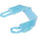 Naked Cooling Battery Necklace - Reusable Cold Compression Pack for Neck Pain Relief | Plush Back Sky Blue - Buy Online on GoSupps.com