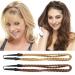 Lurrose 4PC Elastic Braided Hair Bands | Double Braided Twisted Head Wraps for Women & Girls | Random Colors - International Shipping Available - Buy Online on GoSupps.com