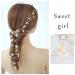 Elegant Pearl and Rose Gold Hair Accessories for Brides | Bridal Jewelry & Headbands - Buy Online on GoSupps.com