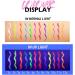Colored liquid eyeliner waterproof eyeliner long-lasting colored glitter eyeliner | Long-lasting pigmented graphic liners UV neon liquid eye liner set (12 colors) - Buy Online on GoSupps.com