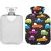 Naanle Colored Cars Hot Water Bottle - 2L Transparent Cover for Bed & Pain Relief | Large Hot Water Bottle for Hand & Feet Warmth - Buy Online on GoSupps.com