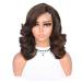 Quantum Love Short Loose Curly Body Wave Wig for Black Women - Mix Brown, 16 inches - Buy Online on GoSupps.com