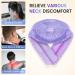 SuzziPad Microwavable Heating Pad for Neck Pain + Heated Eye Mask - Lavender Neck Warmer for Stress Relief - Hands-Free, Moist Heat Wrap - Hot/Cold Compress Bean Bag - Buy Online on GoSupps.com