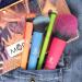 Moda Royal & Langnickel Full Size Electric 5pc Brush Set with Pouch Includes - Round Powder Angled Blush Angled Shader and Smudger Brushes Multicolor - Neon - Buy Online on GoSupps.com