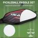 OLANNY Graphite Pickleball Paddles 4 Pack - Premium Rackets Fiber Face & Polymer Core Set with Balls, Grips, and Bag - Buy Online on GoSupps.com