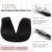 Tess Clip-In Hair Extensions | Real Remy Hair | 60 cm Natural Black (170g 8 Tressen) - Smooth Long Hair Extensions - Buy Online on GoSupps.com