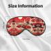 Shop Christmas Tree House Print Unisex Sleep Eye Mask - Soft Comfort Eye Shade for Travel Yoga & Shift Work - Buy Online on GoSupps.com