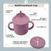 RQ Brothers Silicone Toddler Sippy Cup - BPA Free Training Cup with Straw and Handle for 6-18 months - 8.4oz Baby Water Bottle in Dark Pink - Buy Online on GoSupps.com