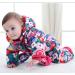 Baby Boys Winter Hooded Romper Snowsuit with Gloves & Booties | Cotton Jumpsuit Outfit (3-6 Months) - Buy Online on GoSupps.com