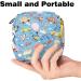 Portable Menstrual Cup & Sanitary Napkin Storage Bag for Teen Girls & Women - Zipper Pocket Play Plane Design - Buy Online on GoSupps.com