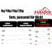 Paradox Fishing Sbirolino Sets | 6g-20g Slowly Falling & Floating | 8 Pieces for Trout Fishing Bait | Ideal for Dough & Spoon Trout - Buy Online on GoSupps.com