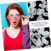 Lurrose 12 Pairs of Silicone Nose Pads for Glasses Comfortable Nose Protection & Accessories for Frames Black 1.8x1x1cm - Buy Online on GoSupps.com