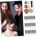 MERRYHAPY Scar Makeup Tools - Professional Scar Wax Blood Gel & Face Sponge Set for Halloween Effects | International Shipping Available - Buy Online on GoSupps.com