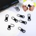 Ouligay 12-Piece Metal Zipper Pull Tabs for Jackets Jeans Luggage | Removable Replacement Zippers - Buy Online on GoSupps.com