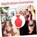 FOMIYES 2pcs Silicone Fish Lip Filler Lip Filler Beauty Pump Lip Beauty Tool Lips Enlarger Red - Buy Online on GoSupps.com
